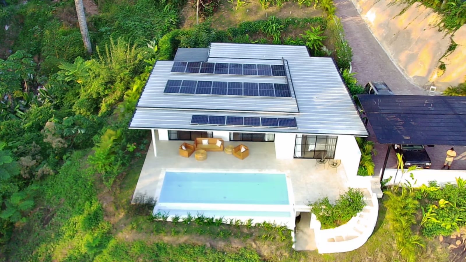 Photo of solar panel in a house