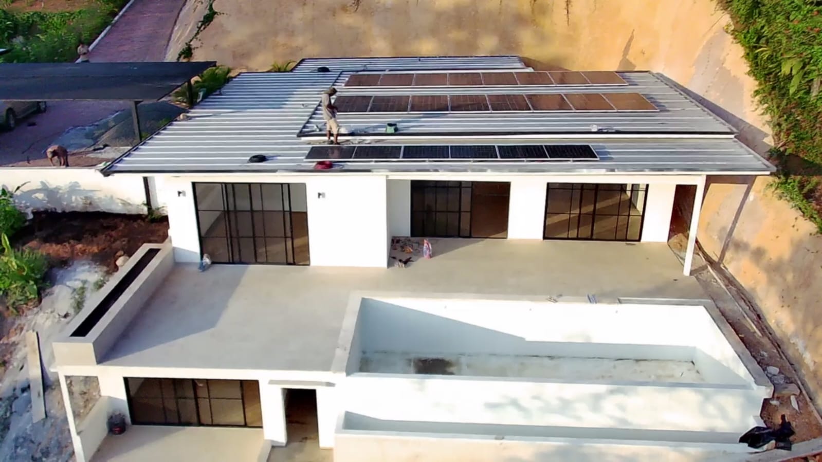 Photo of solar panel in a house