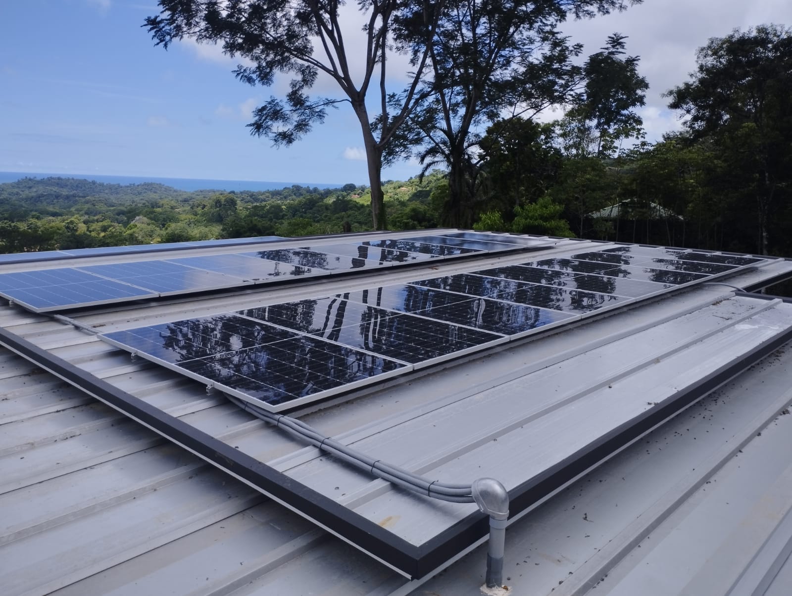 Photo of solar panel in a house