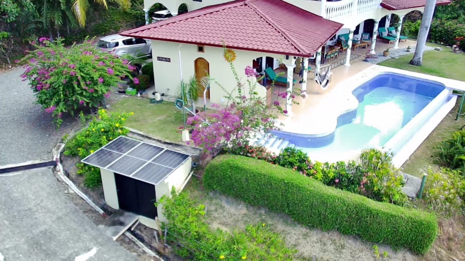 Photo of solar panel in a house